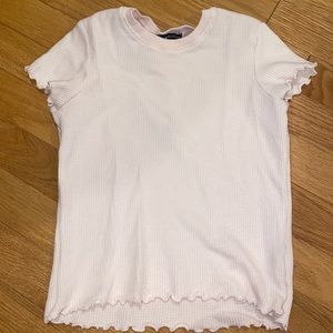Brandy Melville pink baby tee